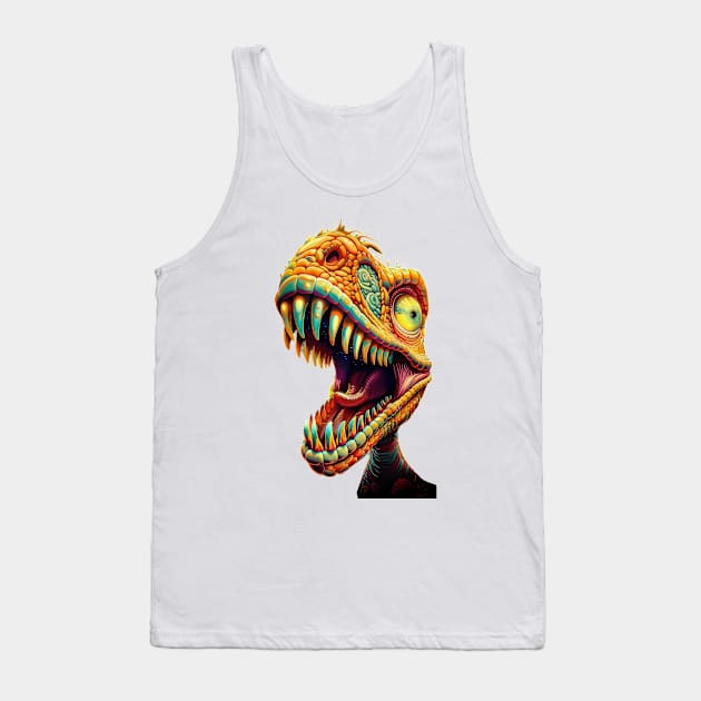 Psychedelic Predator Tank Top by TooplesArt